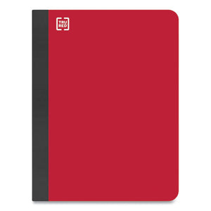 Premium Composition Notebook, Medium-college Rule, Red Cover, 9.75 X 7.5, 100 Sheets