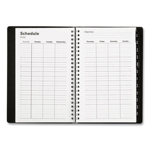 Weekly Appointment Book, 8 X 5, Black Pajco Cover, 2022