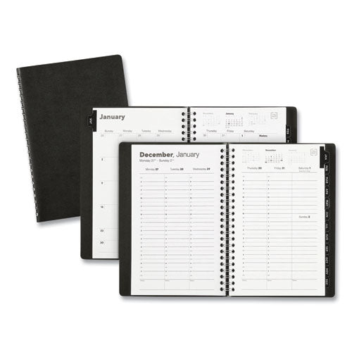 Weekly Appointment Book, 8 X 5, Black Pajco Cover, 2022