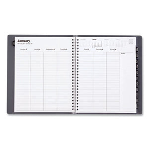 Weekly-monthly Planner, 7 X 9, Charcoal Pajco Cover, 2022