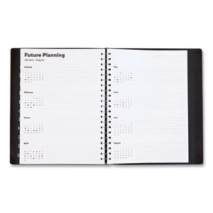 Daily Appointment Book, Four Person, 11 X 8, Black Pajco Cover, 2022