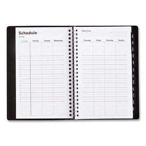 Weekly-monthly Planner, 8 X 5, Black Pajco Cover, 2022