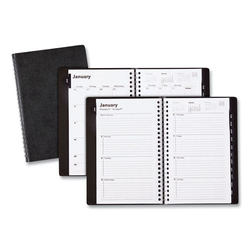 Weekly-monthly Planner, 8 X 5, Black Pajco Cover, 2022