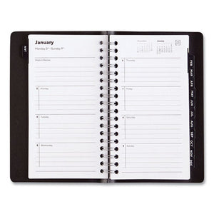 Weekly-monthly Planner, 6 X 3, Black Pajco Cover, 2022