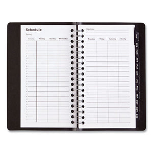 Weekly-monthly Planner, 6 X 3, Black Pajco Cover, 2022