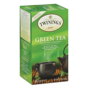 Tea Bags, Green, 1.76 Oz, 25-box