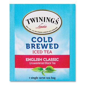Cold Brew Iced Tea Bags, English Classic, 0.07 Oz Tea Bag, 20-box