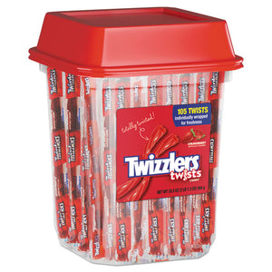 ESTWZ51902 - Strawberry Twizzlers Licorice, Individually Wrapped, 2lb Tub