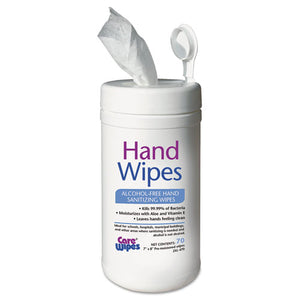 ESTXL470 - Alcohol Free Hand Sanitizing Wipes, 7 X 8, White