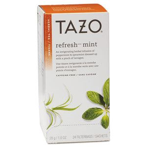 ESTZO149902 - Tea Bags, Refresh Mint, 1 Oz, 24-box