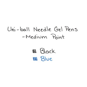 Signo 207 Needle Point Retractable Gel Pen, 0.7mm, Black Ink-barrel, Dozen