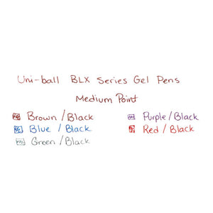 207 Blx Series Retractable Gel Pen, 0.7 Mm, Black Ink, Translucent Black Barrel