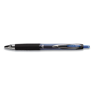 Signo 207 Retractable Gel Pen Value Pack, 0.7mm, Blue Ink, Black Barrel, 36-box
