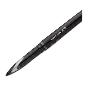 Air Porous Rollerball Pen, Medium 0.7 Mm, Black Ink-barrel, Dozen