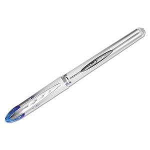 Vision Elite Stick Roller Ball Pen, Bold 0.8mm, Blue Ink, White-blue Barrel