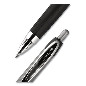 207plus+ Gel Pen, Retractable, Medium 0.7 Mm, Black Ink, Black Barrel, 36-pack