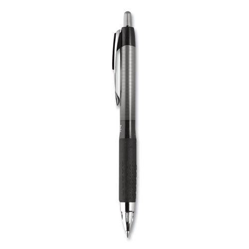 207plus+ Gel Pen, Retractable, Medium 0.7 Mm, Black Ink, Black Barrel, 36-pack