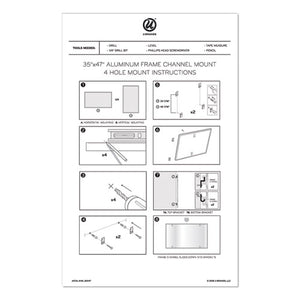 Pinit Magnetic Dry Erase Board, 48 X 36, White