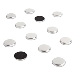 High Energy Magnets, Circle, Silver, 1.25" Dia, 12-pack