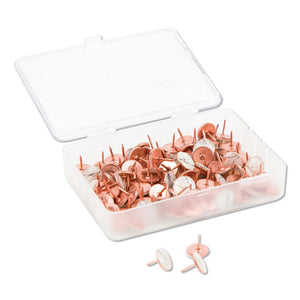 Fashion Metal Thumbtacks, Metal, Marble-rose Gold, 3-8", 100-pack