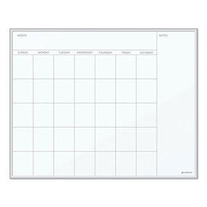 Magnetic Dry Erase Undated One Month Calendar Board, 20 X 16, White