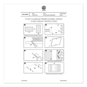 4n1 Magnetic Dry Erase Combo Board, 36 X 24, White-natural