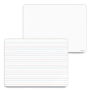 Double-sided Dry Erase Lap Board, 12 X 9, White Surface, 10-pack