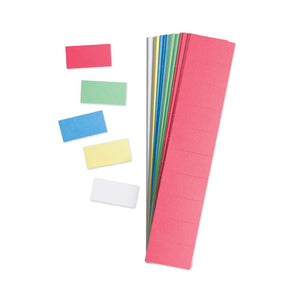 Data Card Replacement, 2 X 1, Assorted Colors, 1000-pack