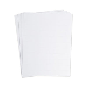 Data Card Replacement Sheet, 8.5 X 11 Sheets, White, 10-pack