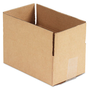 ESUFS1064 - Brown Corrugated - Fixed-Depth Shipping Boxes, 10l X 6w X 4h, 25-bundle