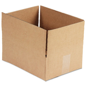 ESUFS1294 - Brown Corrugated - Fixed-Depth Shipping Boxes, 12l X 9w X 4h, 25-bundle