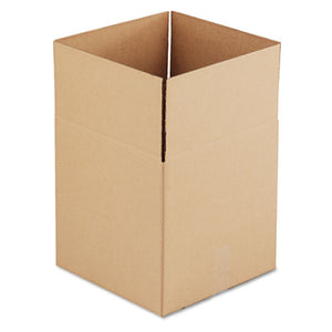ESUFS141414 - Brown Corrugated - Cubed Fixed-Depth Shipping Boxes, 14l X 14w X 14h, 25-bundle