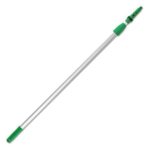 ESUNGEZ120 - Opti-Loc Aluminum Extension Pole, 4 Ft, Two Sections, Green-silver