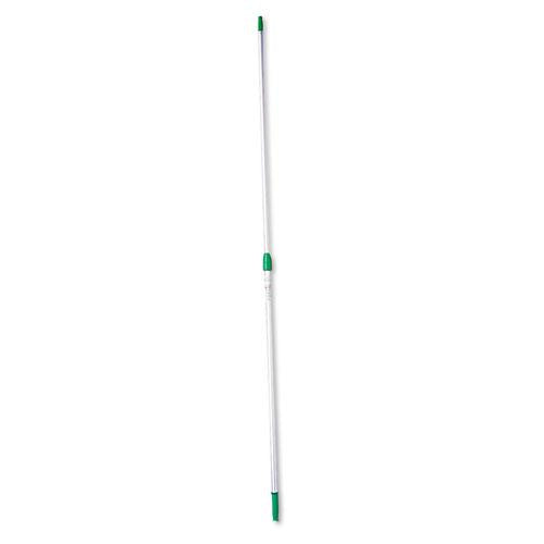 ESUNGEZ250 - Opti-Loc Aluminum Extension Pole, 8ft, Two Sections, Green-silver