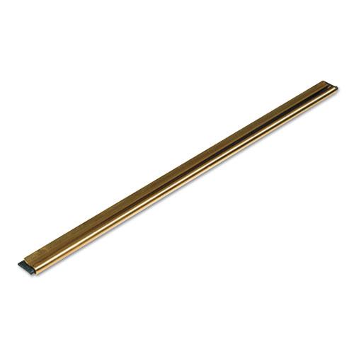 ESUNGGC30 - Golden Clip Brass Channel With Black Rubber Blade & Clip, 12 Inches, Straight