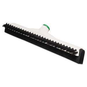 ESUNGPB45A - Sanitary Brush W-squeegee, 18" Brush, Moss Handle