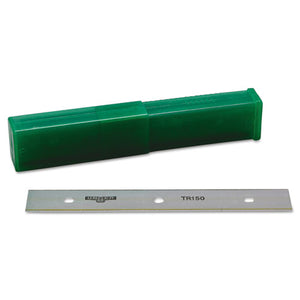 ESUNGTR15 - Ergotec Glass Scraper Replacement Blades, 6" Double-Edge, 25-pack