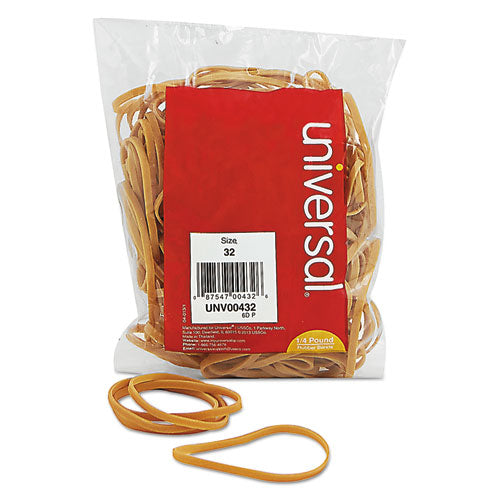 ESUNV00432 - Rubber Bands, Size 32, 3 X 1-8, 205 Bands-1-4lb Pack