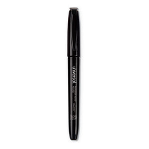 ESUNV07071 - Pen Style Permanent Markers, Fine Point, Black, Dozen