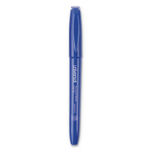 ESUNV07073 - Pen-Style Permanent Marker, Bullet-fine, Blue, 1 Dozen