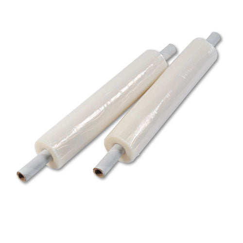 ESUNV08020 - Stretch Film With Preattached Handles, 20" X 1000ft, 20mic (80-Gauge), 4-carton