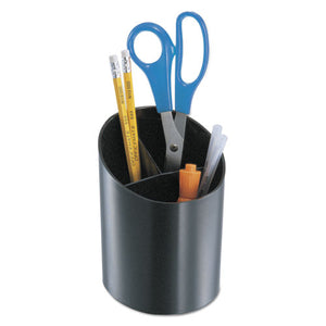 ESUNV08108 - Recycled Big Pencil Cup, Plastic, 4 1-4 Dia. X 5 3-4, Black