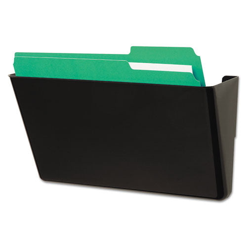 ESUNV08122 - WALL FILE, ADD-ON POCKET, PLASTIC, BLACK