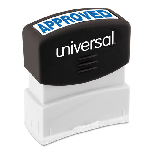 ESUNV10043 - Message Stamp, Approved, Pre-Inked One-Color, Blue