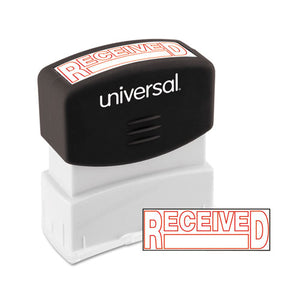 ESUNV10067 - Message Stamp, Received, Pre-Inked One-Color, Red