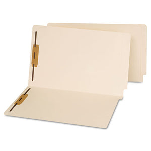 ESUNV13220 - End Tab Folders, Two Fasteners, Legal, Manila, 50-box