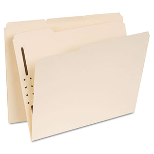 ESUNV13410 - Manila Folders, One Fastener, 1-3 Tab, Letter, 50-box