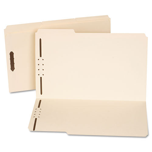 ESUNV13520 - Manila Folders, Two Fasteners, 1-3 Tab, Legal, 50-box