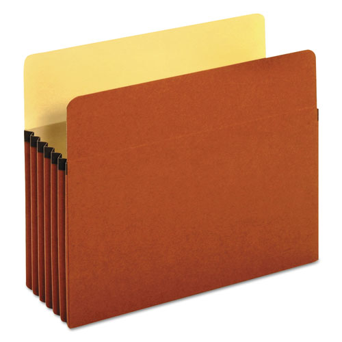 ESUNV15262 - 5 1-4 Inch Expansion File Pockets, Straight Tab, Letter, Redrope-manila, 10-box