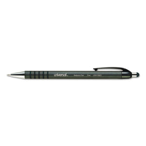 ESUNV15521 - Retractable Ballpoint Pen, Blue Ink, Fine, Dozen